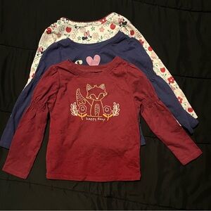 Kids Set of 3 Long Sleeve Shirts